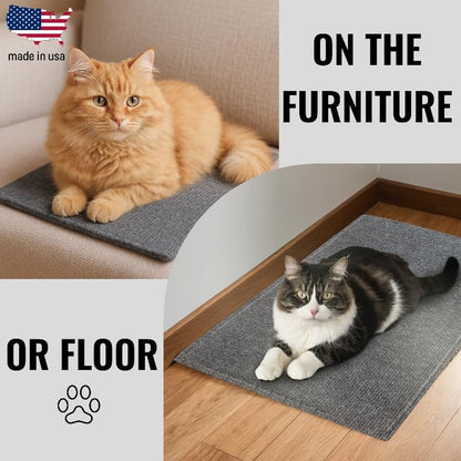 Wall Cat Scratcher & Corner Cat Scratcher – Indoor Scratching Post for Cats – Carpet Scratching Pad – Corner Scratchers for Indoor Cats – Wall Mounted Cat Mat
